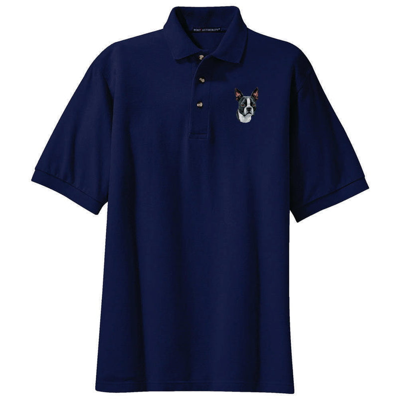Boston Terrier Embroidered Polo Shirt