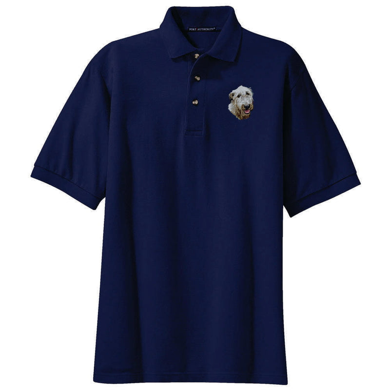 Irish Wolfhound Embroidered Polo Shirt