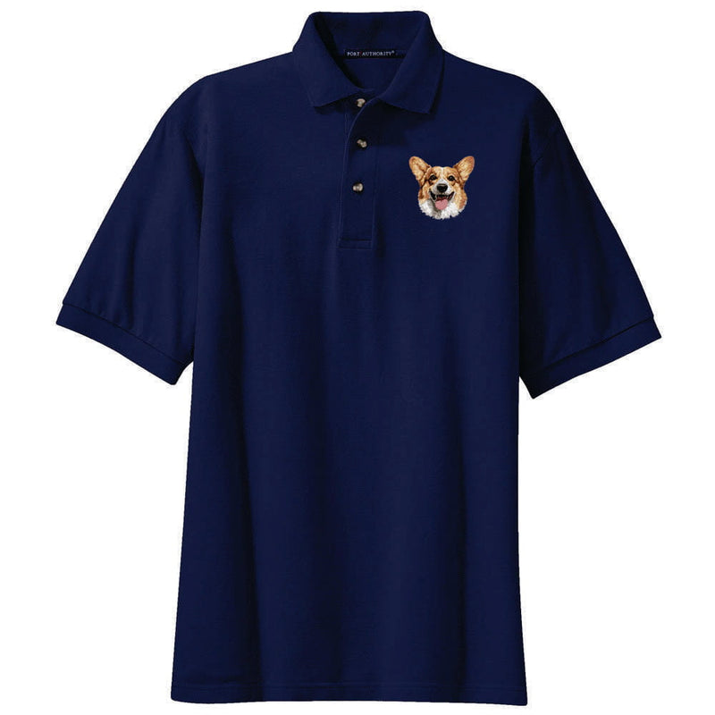 Pembroke Welsh Corgi Embroidered Polo Shirt