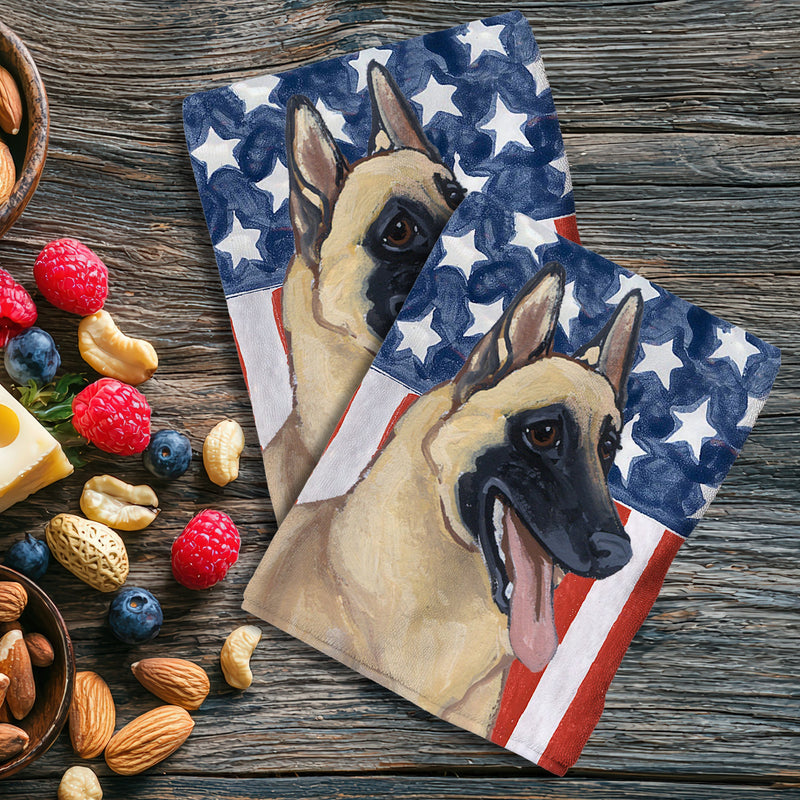 Belgian Malinois Americana Kitchen Towel Set