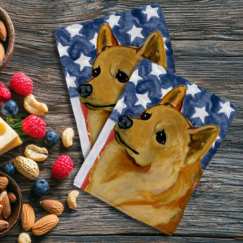 Finnish Spitz Americana Kitchen Towel Set