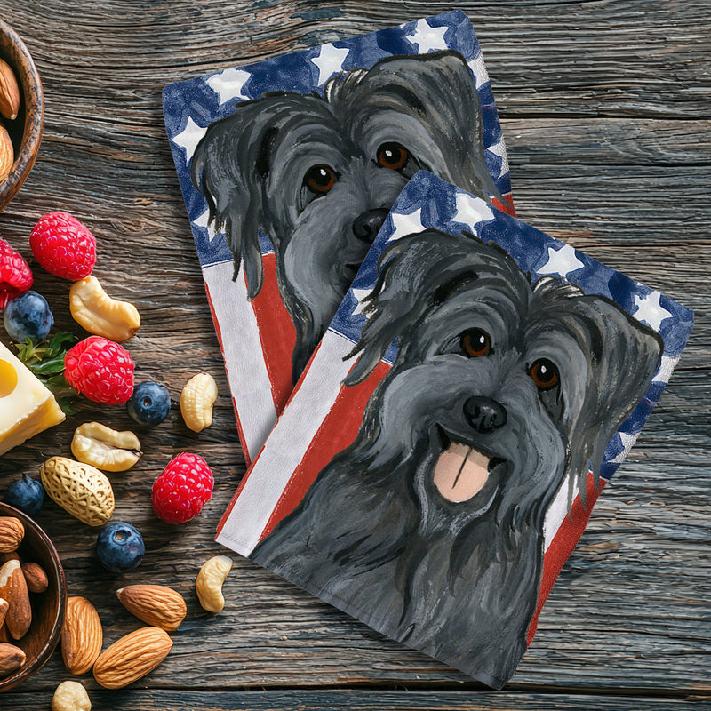 Pyrenean Shepherd Americana Kitchen Towel Set