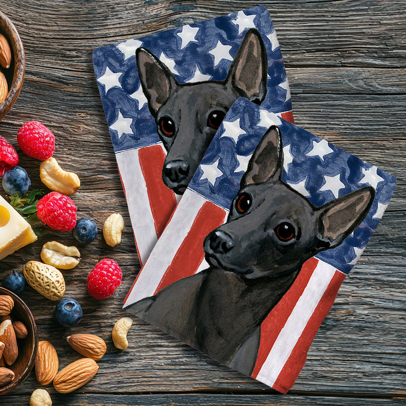 Xoloitzcuintli Americana Kitchen Towel Set