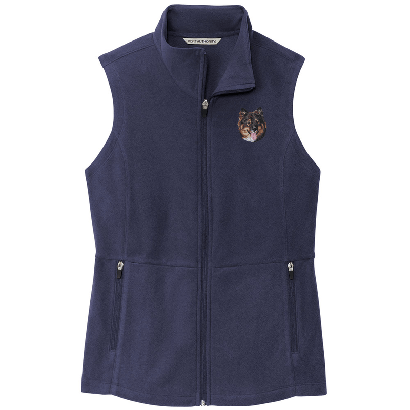 Finnish Lapphund Embroidered Women's Fleece Vest