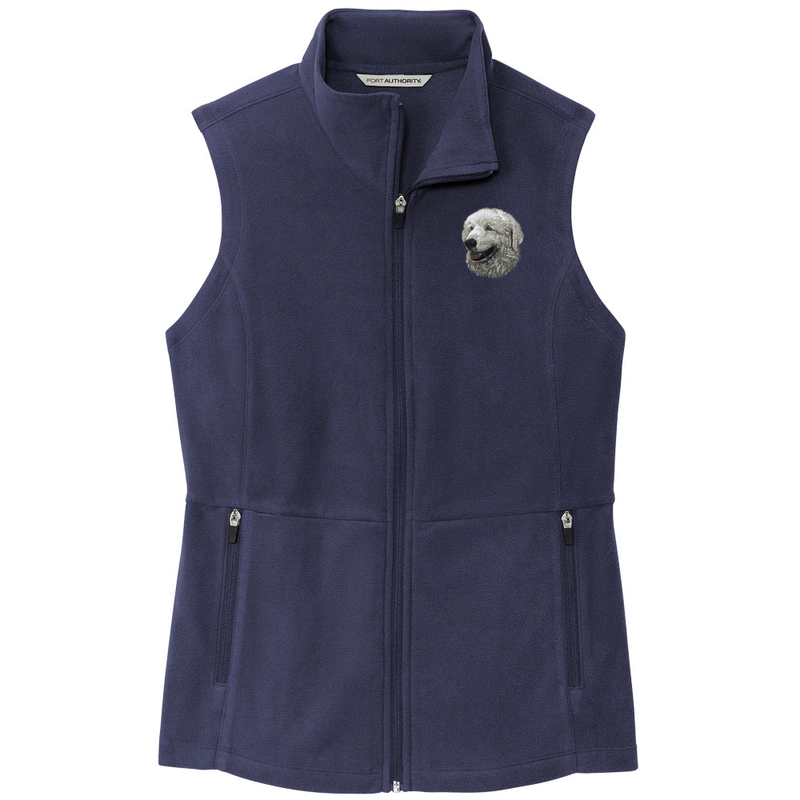 Kuvasz Embroidered Women's Fleece Vest