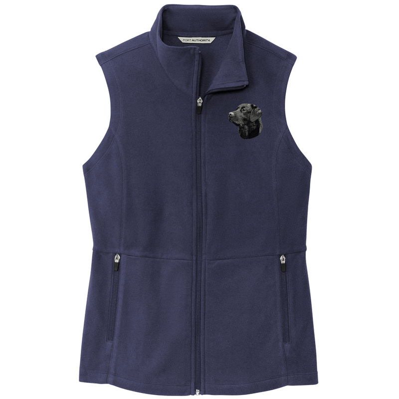Labrador Retriever Embroidered Women's Fleece Vest