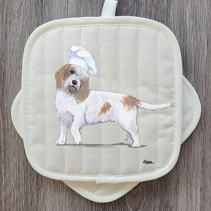Petite Basset Griffon Vendeen Pot Holder Set