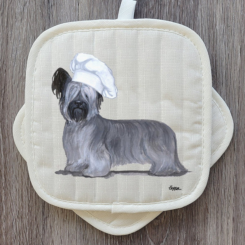 Skye Terrier Pot Holder Set