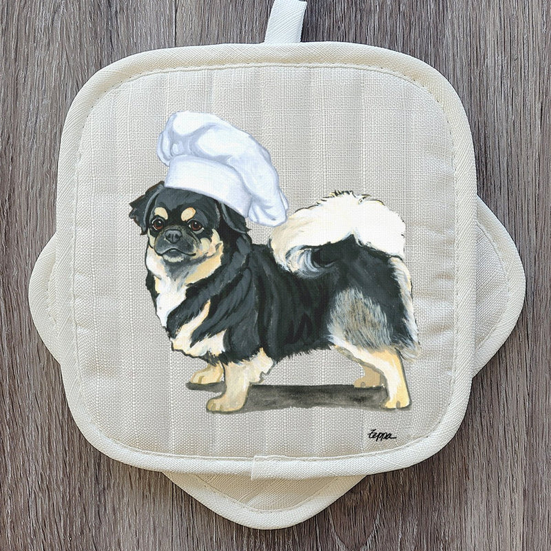 Tibetan Spaniel Pot Holder Set