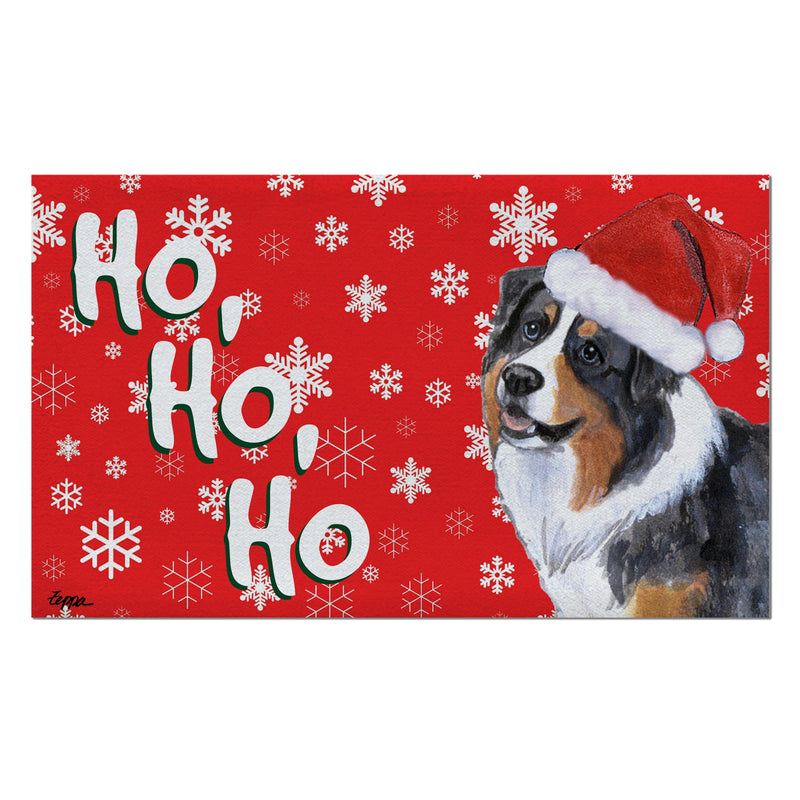 Australian Shepherd Holiday Welcome Mat