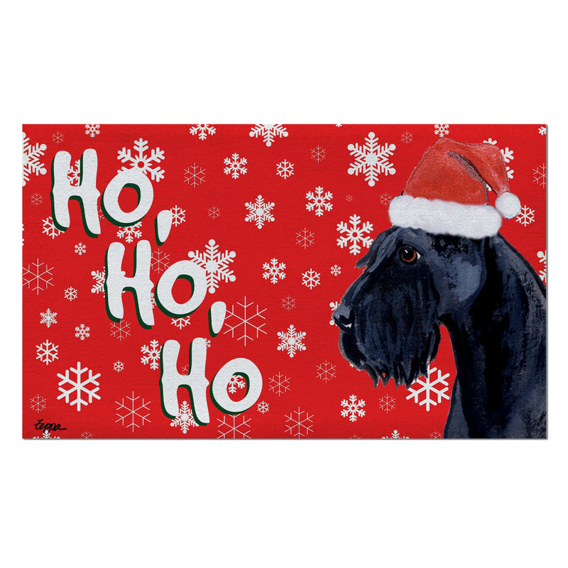 Giant Schnauzer Holiday Welcome Mat