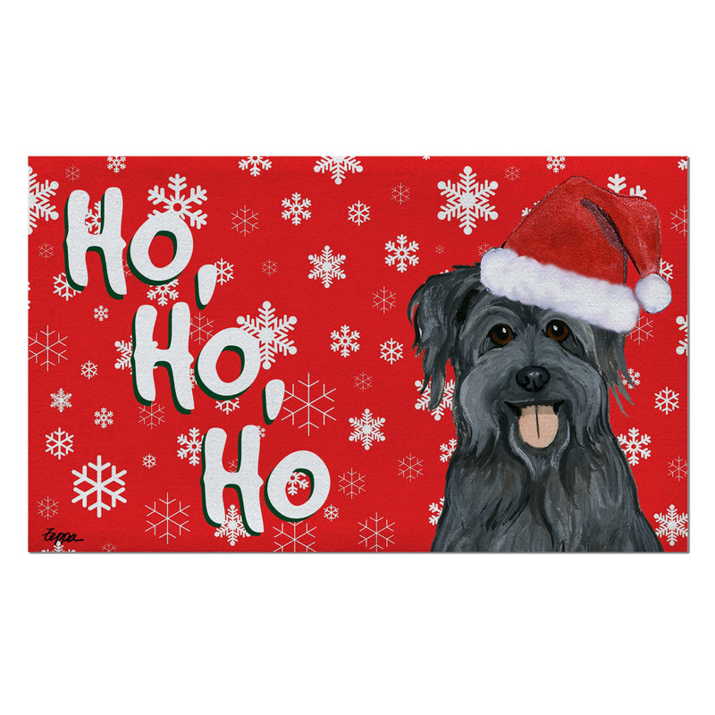 Pyrenean Shepherd Holiday Welcome Mat