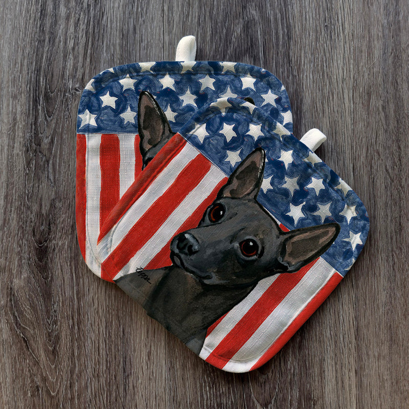 Xoloitzcuintli Americana Pot Holder Set