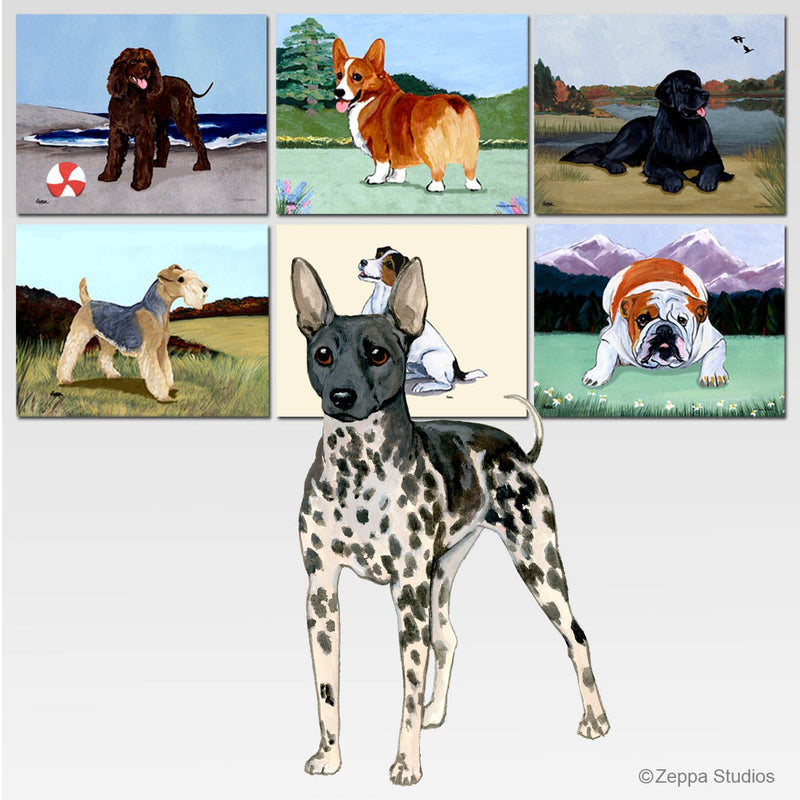 American Hairless Terrier Scenic Cutting Board