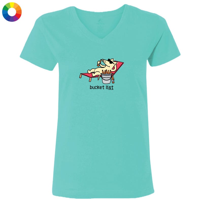 Bucket List - Ladies T-Shirt V-Neck
