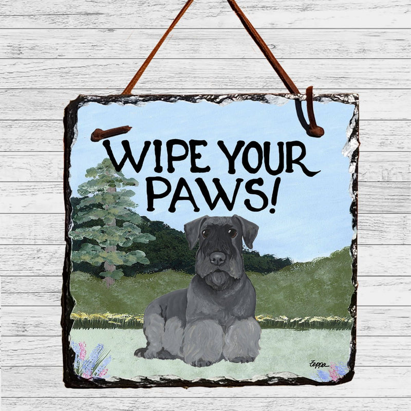 Cesky Terrier Slate Sign