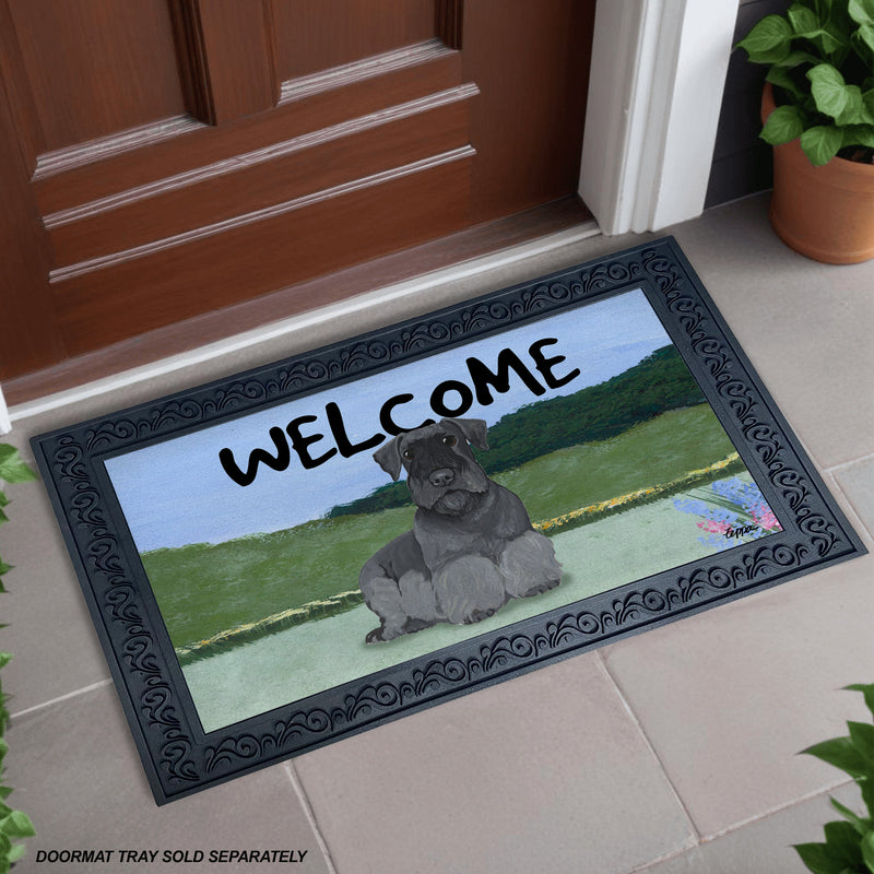 Cesky Terrier Welcome Mat