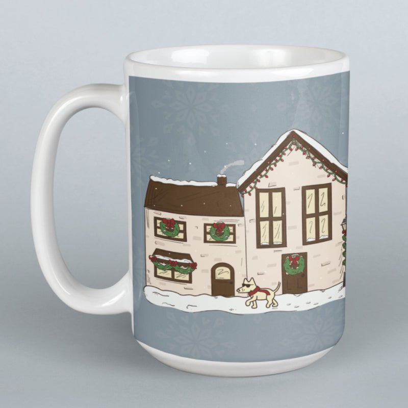 Deck the Paws - Large Coffee Mug