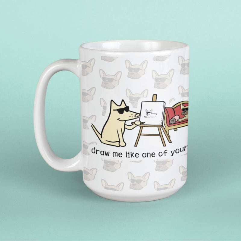 Draw Me - Large Coffee Mug