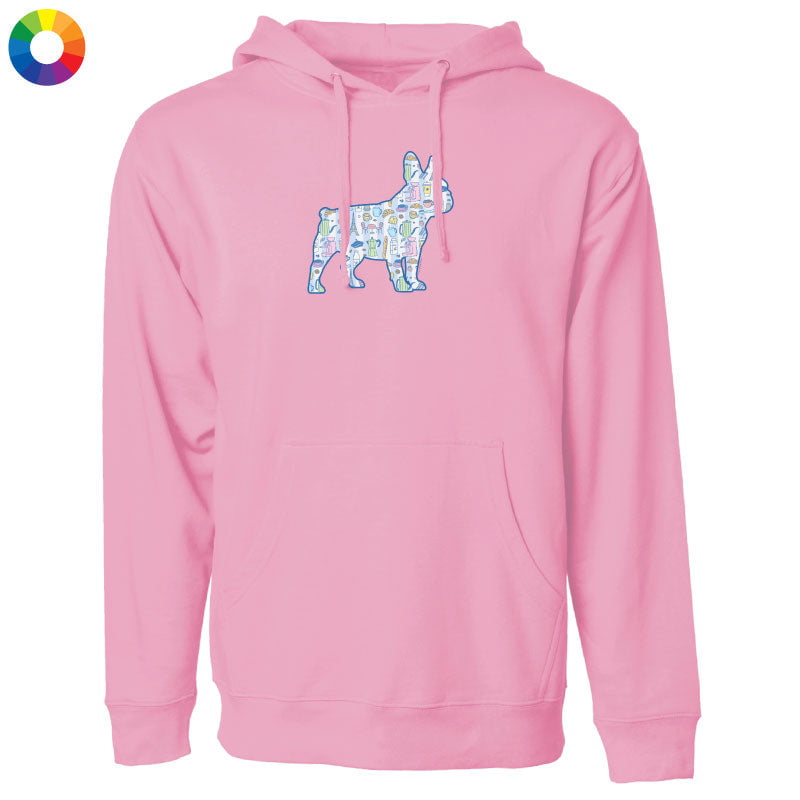 Frenchie Silhouette - Sweatshirt Pullover Hoodie
