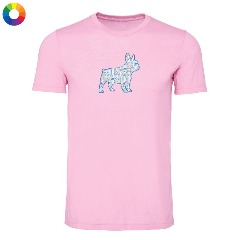 Frenchie Silhouette - Lightweight Tee