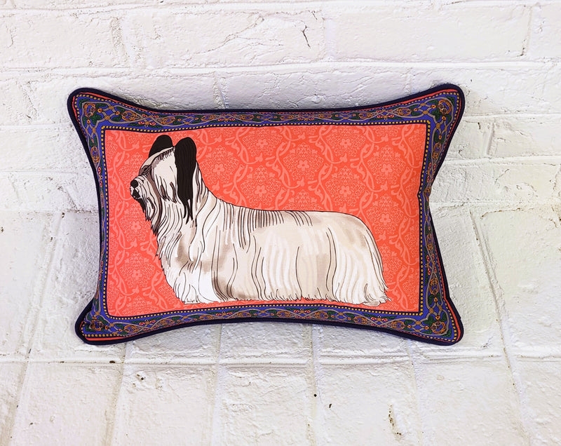 Skye Terrier Decorative Throw Pillow