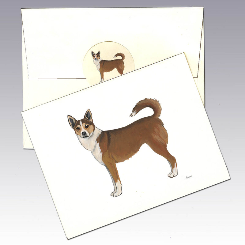 Norwegian Lundehund Note Cards