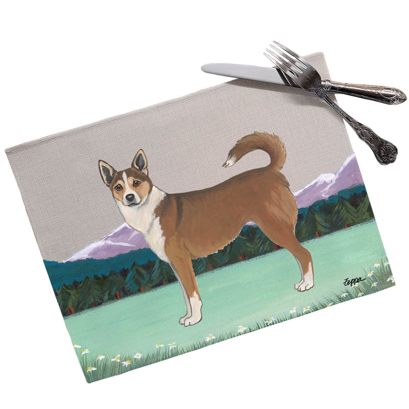 Norwegian Lundehund Scenic Placemats