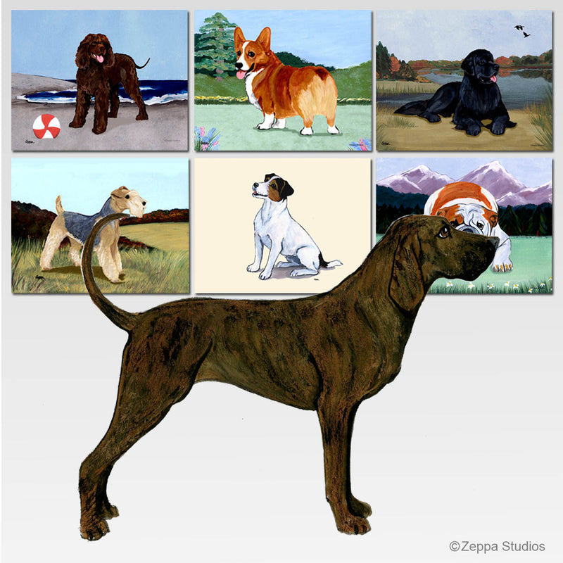 Plott Hound Scenic Cutting Board