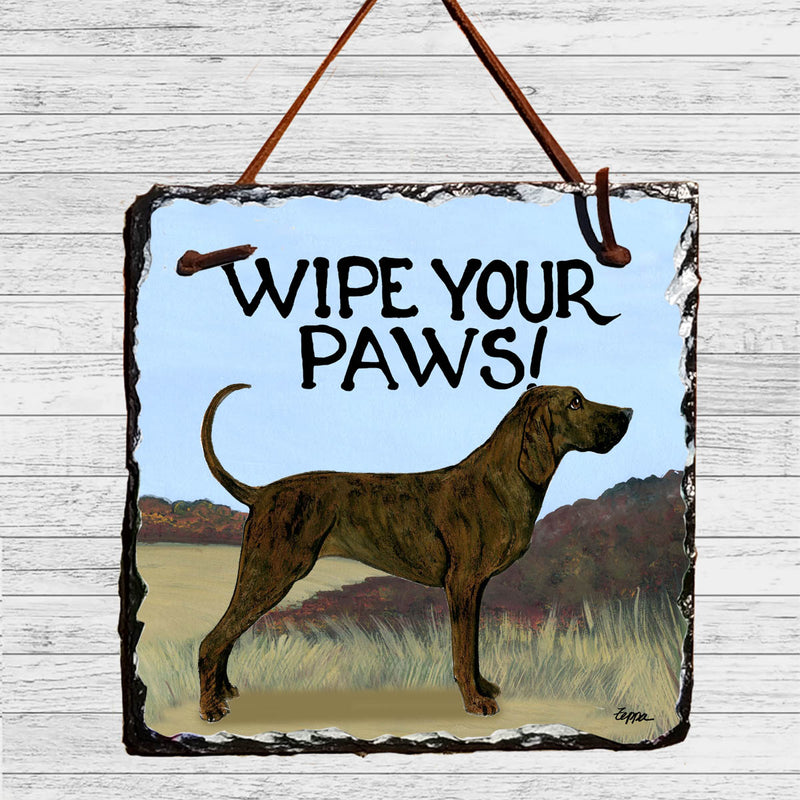Plott Hound Slate Sign