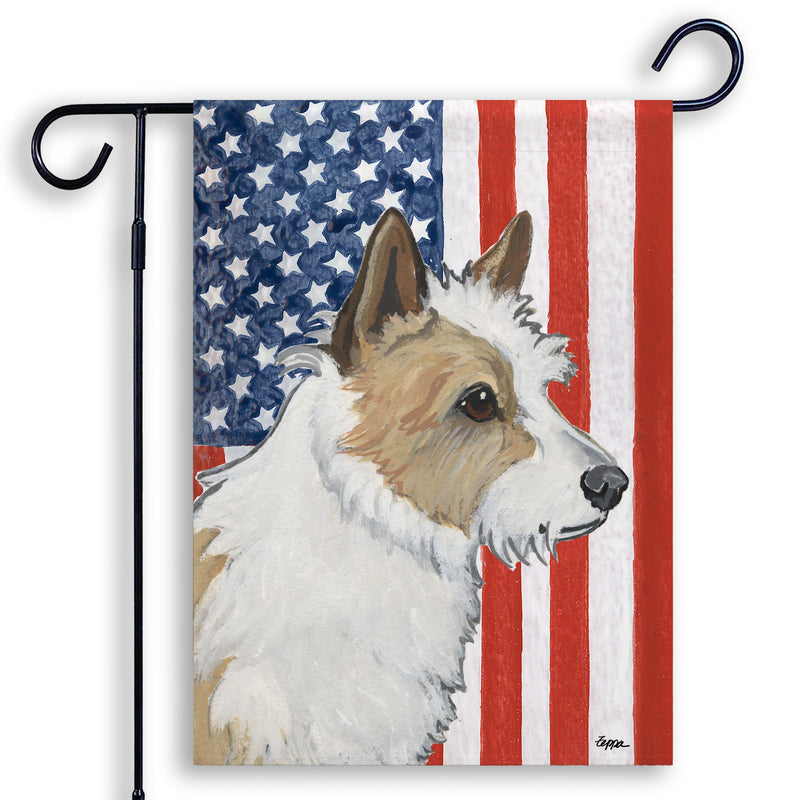 Portuguese Podengo Pequeno Americana Garden Flag