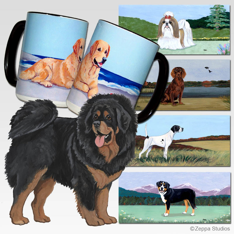 Tibetan Mastiff Scenic Mug