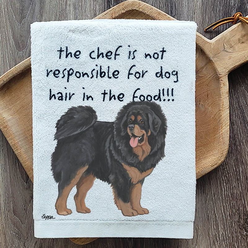 Tibetan Mastiff Dish Towel