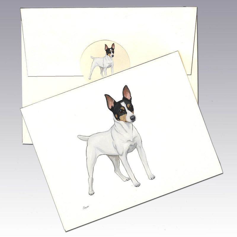 Toy Fox Terrier Note Cards
