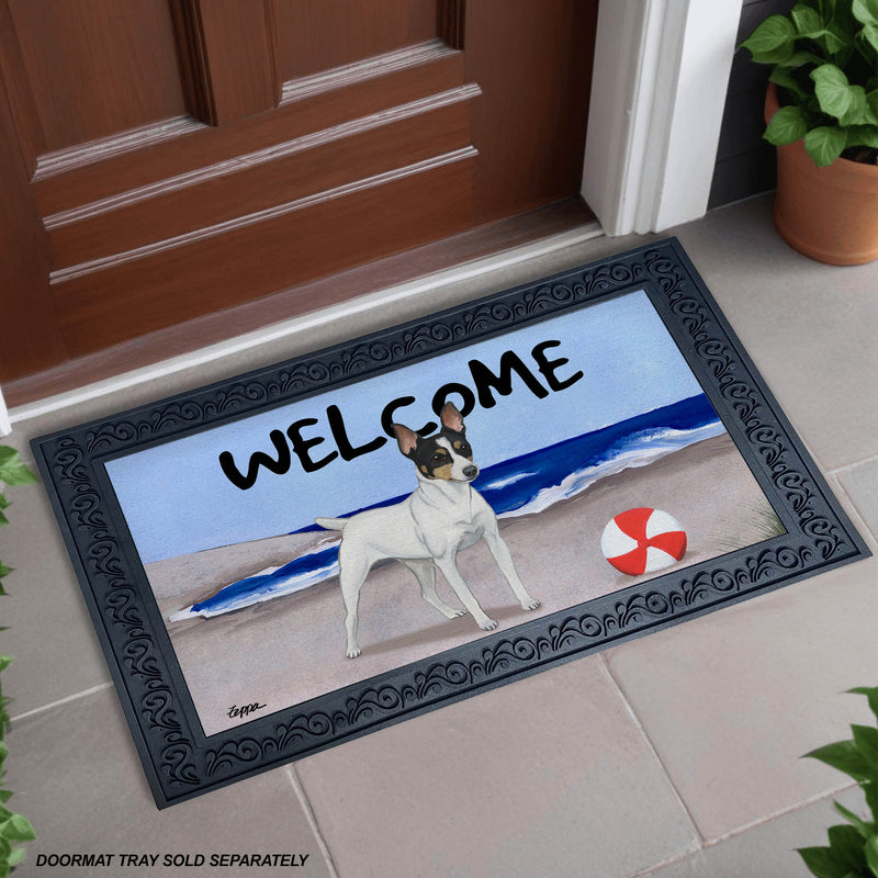 Toy Fox Terrier Welcome Mat
