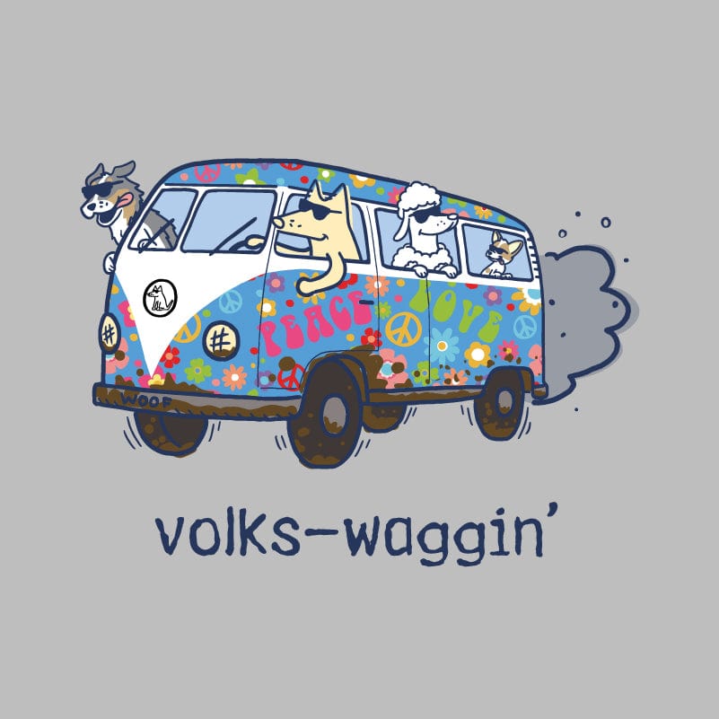 AKC Volks-Waggin - Ladies T-Shirt V-Neck