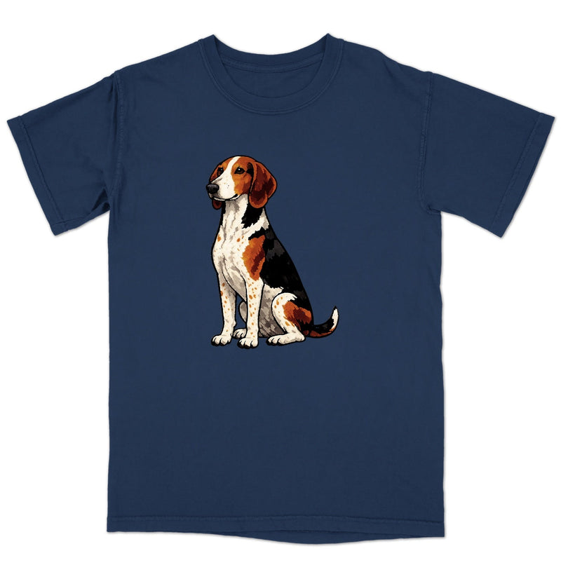 Watercolor American English Coonhound Adult Unisex T-Shirt