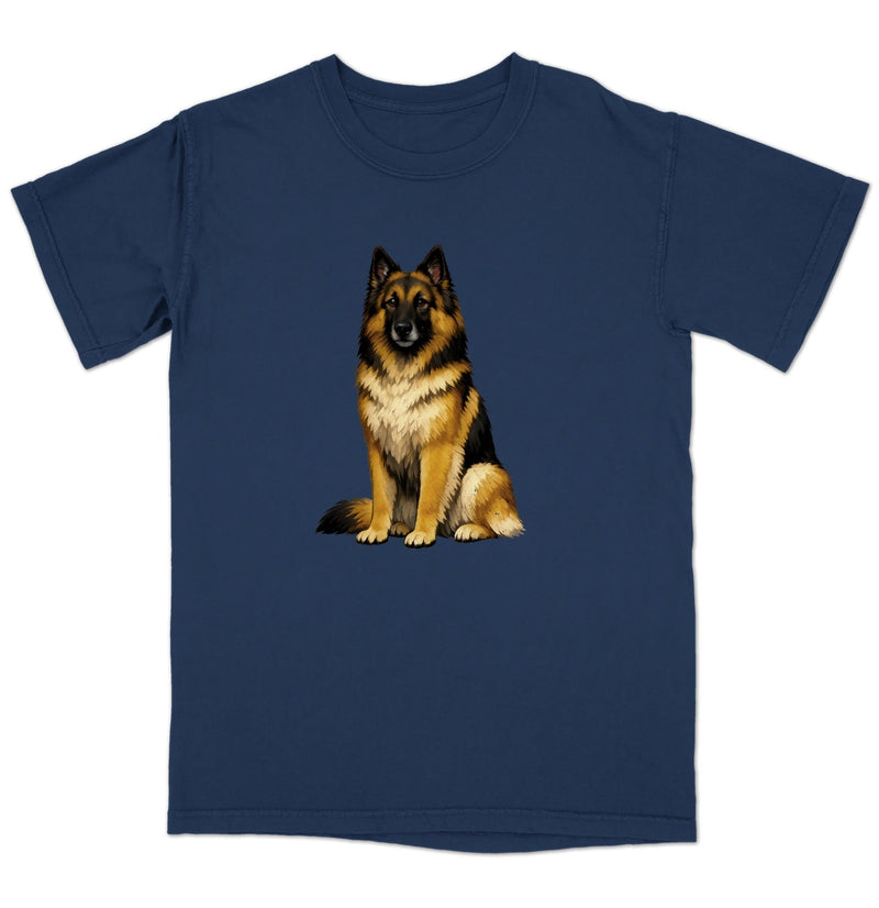 Watercolor Belgian Tervuren Adult T-Shirt