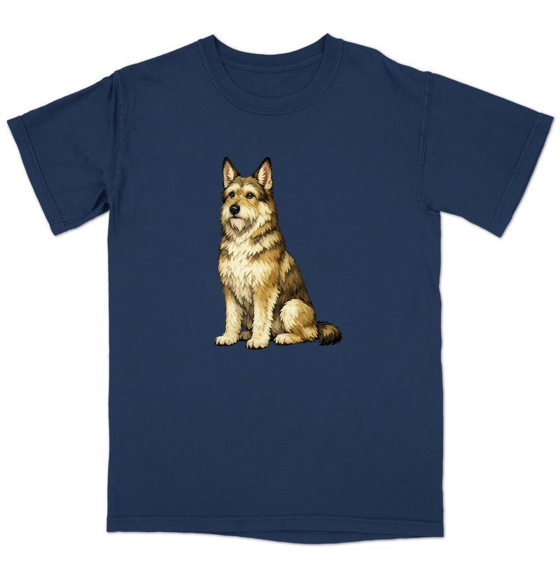 Watercolor Berger Picard Adult Unisex T-Shirt