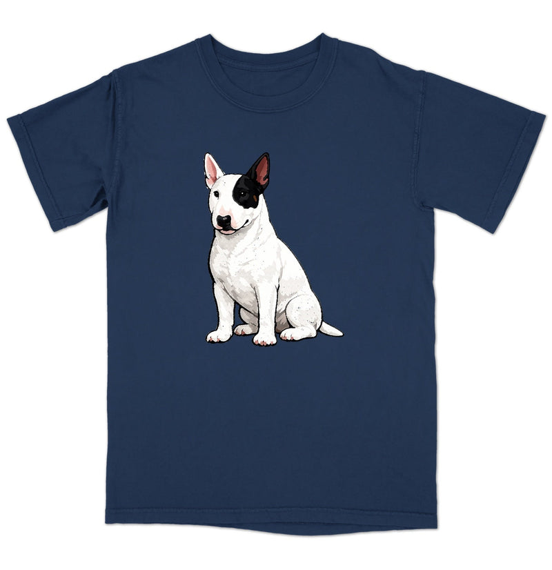 Watercolor Bull Terrier Adult Unisex T-Shirt