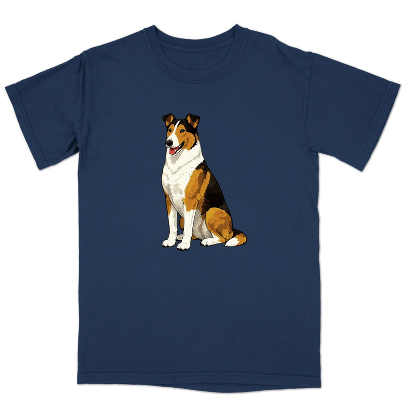 Watercolor Collie Adult Unisex T-Shirt