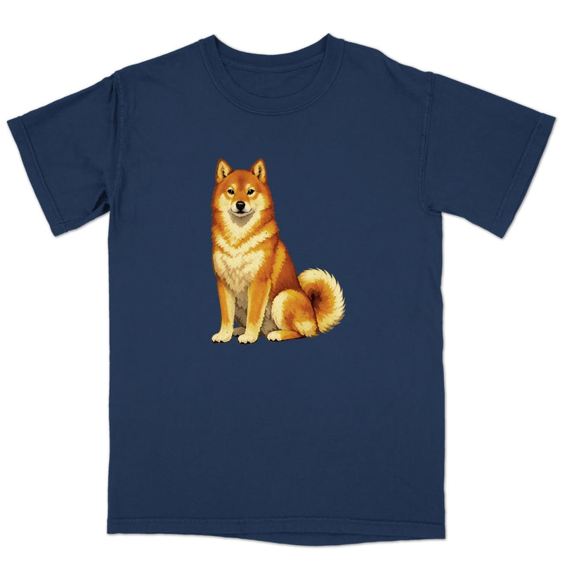 Watercolor Finnish Spitz Adult Unisex T-Shirt