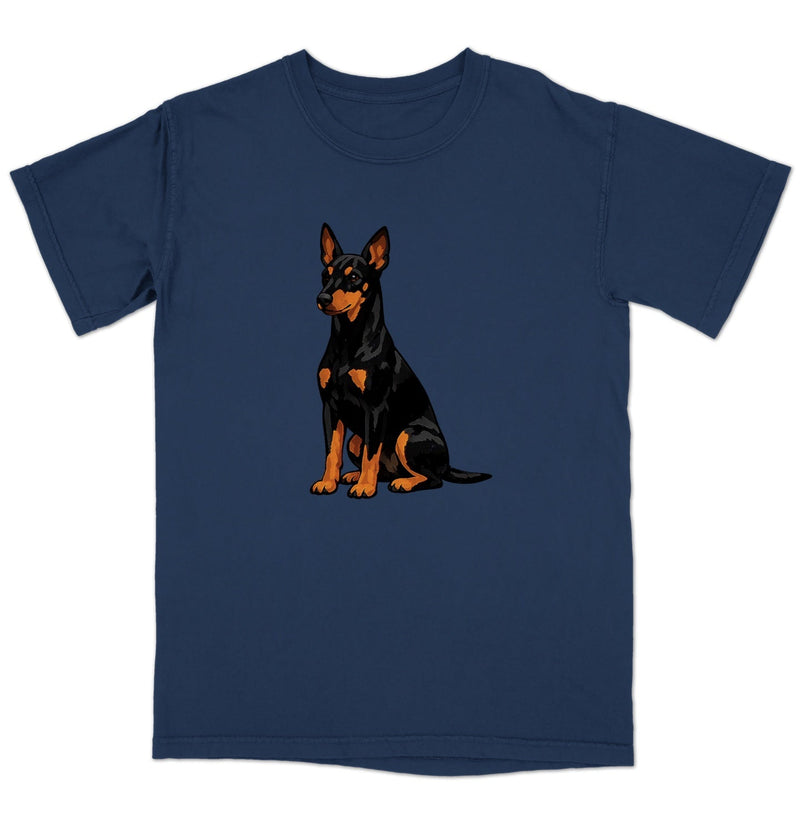 Watercolor Manchester Terrier Adult Unisex T-Shirt