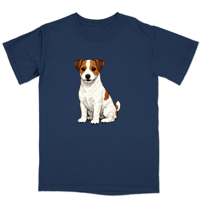Watercolor Russell Terrier Adult Unisex T-Shirt