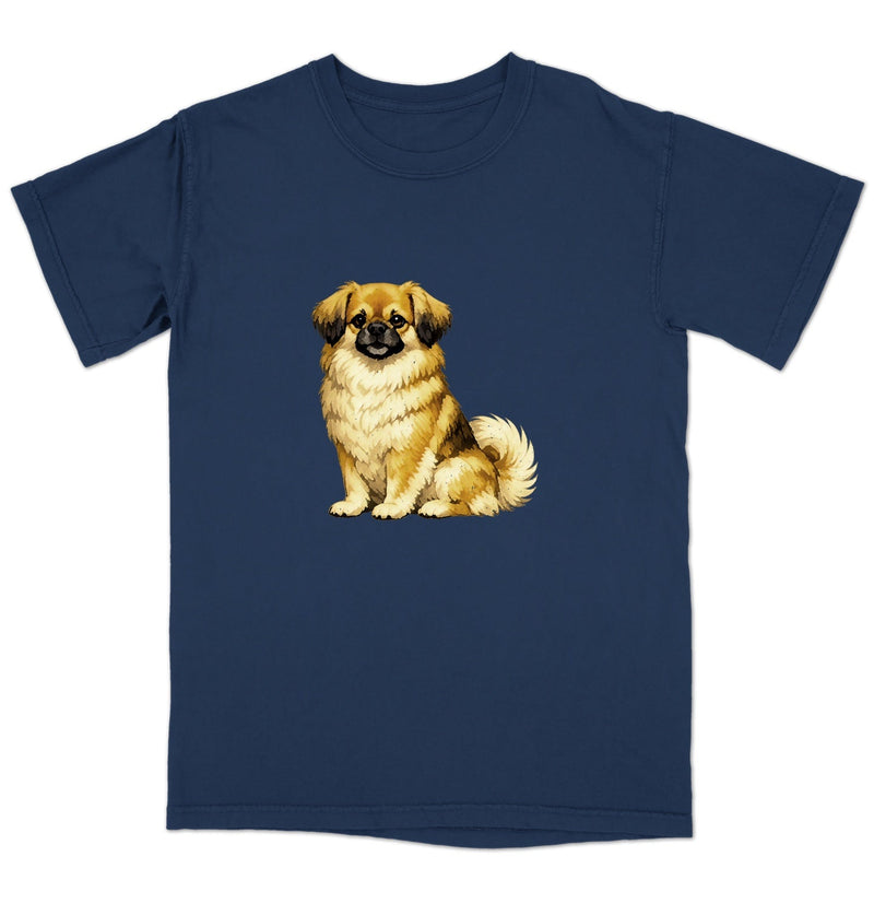 Watercolor Tibetan Spaniel Adult Unisex T-Shirt
