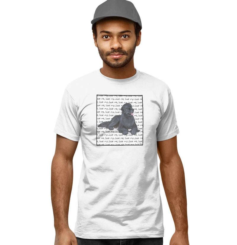 Newfoundland Love Text - Adult Unisex T-Shirt