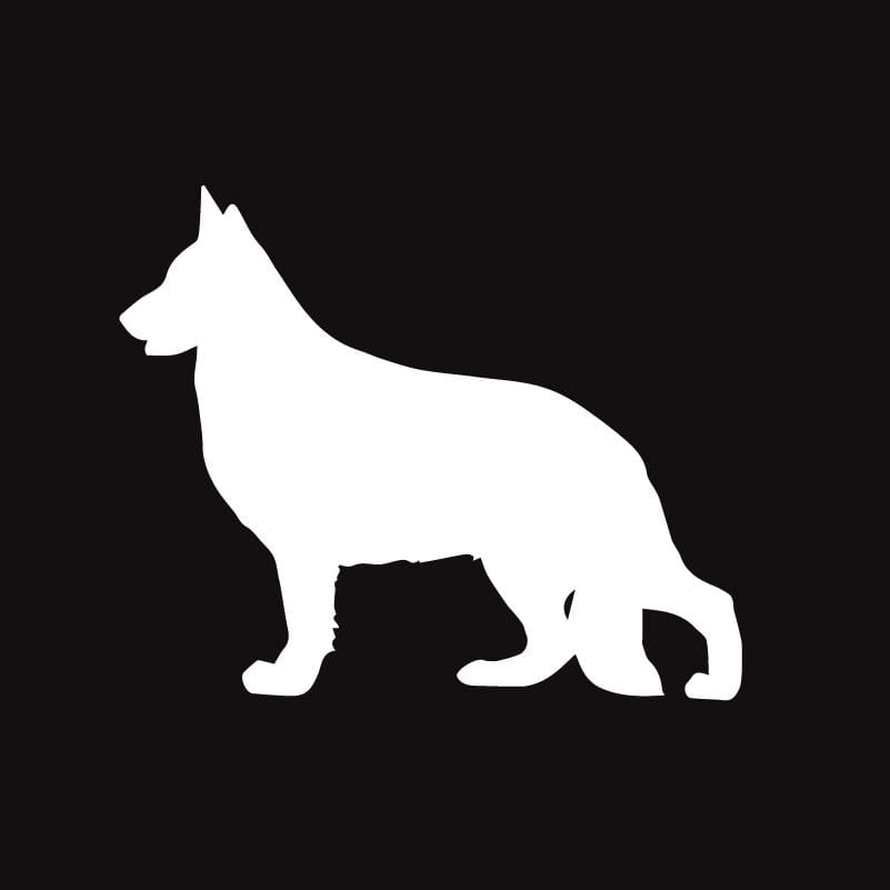 German Shepherd Dog Embroidered Visor