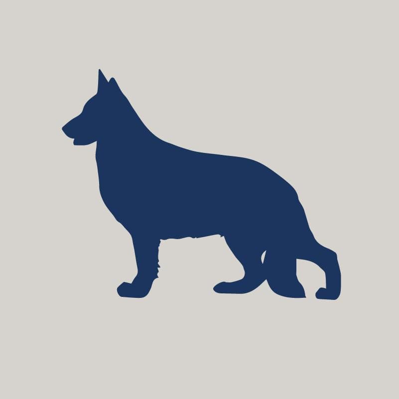 German Shepherd Dog Embroidered Visor