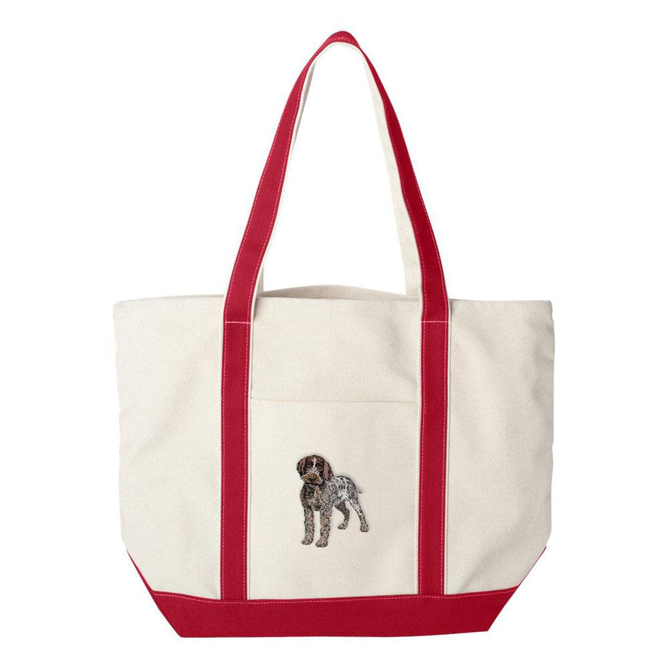 Wirehaired Pointing Griffon Embroidered Tote Bag