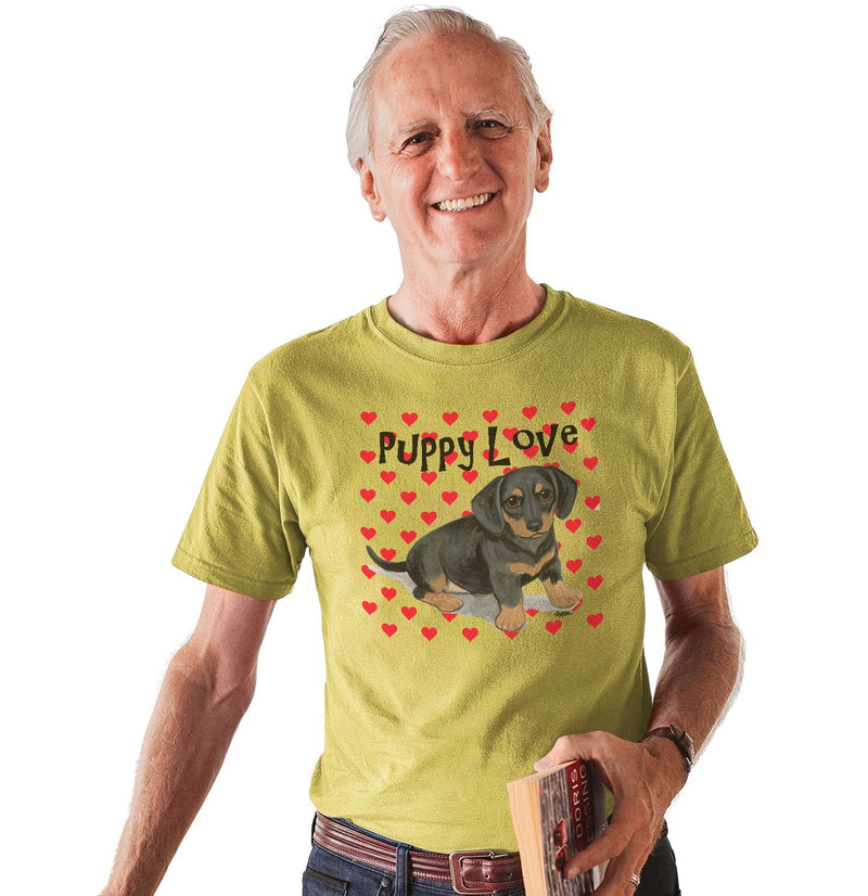 Dachshund Puppy Love - Adult Unisex T-Shirt